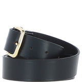 Real Leather Handmade Mens Belt Black: MB-150