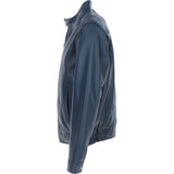 Ashwood Men's Genuine Leather Bomber Jacket Navy: AW-2255