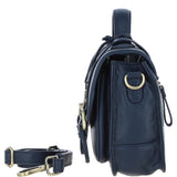 Stylish Ashwood Leather Large Satchel Bag Navy: Y-63