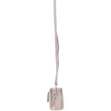 Ashwood Leather Compact Crossbody Bag with Adjustable Strap Beige: Y-53
