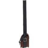 Heritage Handcrafted 100 Capacity Leather Cartridge Bag Oily Brown : Madox