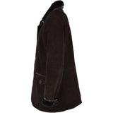 Mens  Sheepskin Coat Brown/snu: KE-183