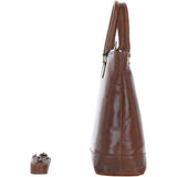 Ashwood Large Leather Shopper Bag Brown: V-87