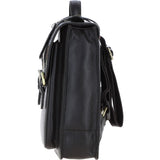 Ashwood Leather & Harris Tweed® Cloth Medium Backpack with Twist Lock Brown/Mcload: TW-37-01-BM