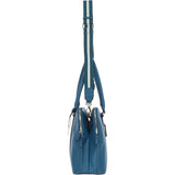 Ashwood 3 Section Large Leather Handbag Teal: X-39