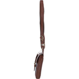 Ashwood Leather & Harris Tweed® Cloth elegance Crossbody Bag Tan/Watch: TW-20-04-TW