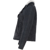 Ashwood Faux Fur Biker Style Jacket Black: Jan