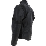 Mens Fashion Cowhide Leather Jacket Black: BIKER 220