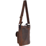 Vintage Oily Hunter Leather Travel Bag Brown : Doug
