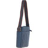 Brampton Leather Men's Crossbody Bag Navy: 64405
