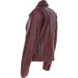 Ashwood Leather Women's Two Button Oxblood Blazer: 10157