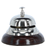Premium Counter Bell With Leather Base Chestnut: LF-140