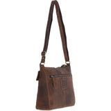 Vintage Ashwood Leather Handbag Mud/brown: Bewdley