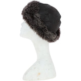 Ladies Vintage Curly Luxury Sheepskin  Hat Brown/Brissa: CURL HAT