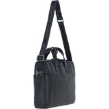 Brampton Leather Men's Laptop Bag Black: 64547