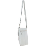 Ashwood Leather Crossbody Bag Ice Grey: CB-5