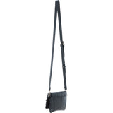 Ashwood Chic Leather Crossbody Bag Black: 64741