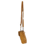 Ashwood Leather Crossbody Smart Phone Bag Yellow: D-99