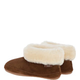 Sheepskin Slippers Chestnut: LADIES BOOTYS