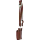 Ashwood Leather Luxury Crossbody Phone Bag Design-X Tan: X-31