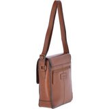 Vegetable Tanned Leather A4 Travel Bag Tan : Jones
