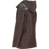 Ashwood Leather x Harris Tweed Men’s Hooded Casual Jacket Brown/Mcload: TW-905-01-BM