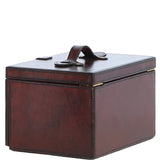 Ashwood Leather's Luxury Jewellery Box Medium Chestnut: LF-166