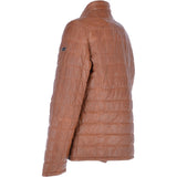 Trapper Leather Jacket Cognac: Massimo