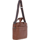 Brampton Leather Men's Messenger Bag Tan: 64273