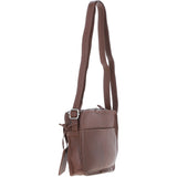 Ashwood Leather Ladies Crossbody Bag Cognac: Glasgow