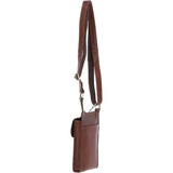 Ashwood Leather & Harris Tweed® Cloth elegance Crossbody Bag Tan/Green/Red: TW-20-08-TR