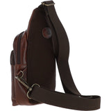 Small Ashwood Hi Veg Leather Sling Bag Tempo Brown: 8147 SLING
