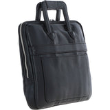 Ashwood Leather Mens Laptop Handle Bag Black: PL-45