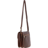 Ashwood Medium Leather Crossbody Bag Brown: V-81