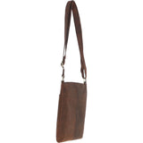 Ashwood Bronco Flap Over Crossbody Bag Mud/brown: ELA 2770