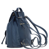 Ashwood Genuine Leather Compact Backpack Navy: Y-57
