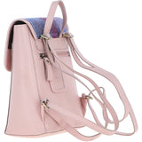 Ashwood Leather & Harris Tweed® Cloth Compact Backpack Baby-pink/Pink: TW-65-15-BP