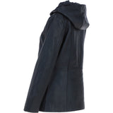 Ashwood Leather Hooded Jacket Black: J-1948