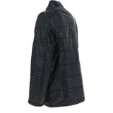 Mens Leather Jacket Dark Navy : Mink