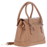 Premium Leather Shoulder Bag with Detachable Crossbody Strap Butterscotch: Y-56