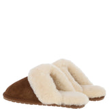 Women's Classic Suede Sheepskin Slippers Chestnut: Pippa