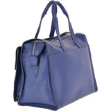 The Bridge Large  Italian Leather Large Work Bag French Blue/ruthenium : 70006 85 4Y NH
