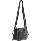 Ashwood Leather Crossbody X Shoulder Bag Black: Sterling