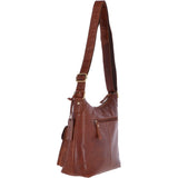 Vintage Two Pocket Leather Shoulder Bag Honey – G21