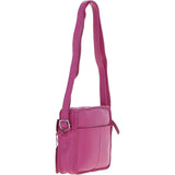Ashwood Leather Ladies Crossbody Bag Berry: Glasgow