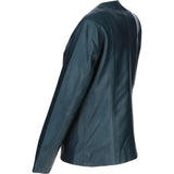 Ladies Ashwood Leather Casual Jacket Navy: AWL-881