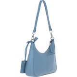 Ashwood Leather Ladies Shoulder X Crossbody Bag Denim Blue: 64397