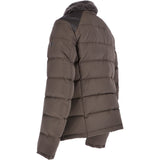 Leather Sheepskin And Padded Material Jacket Olive/Brown : Trap-Enzo