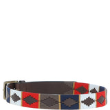 Ashwood Leather Multicolored Handmade Belt Navy: POF-20