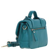Stylish Ashwood Leather Medium Satchel Bag Green: Y-62